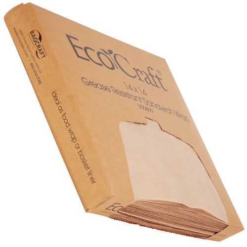 EcoWrap Sandwich Wrap 12 x 12 in - 1000 Pack (100949)