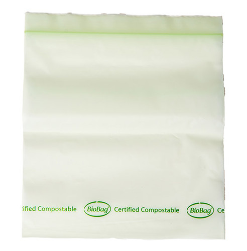 Sample of Compostable BioBag Resealable Sandwich Bags