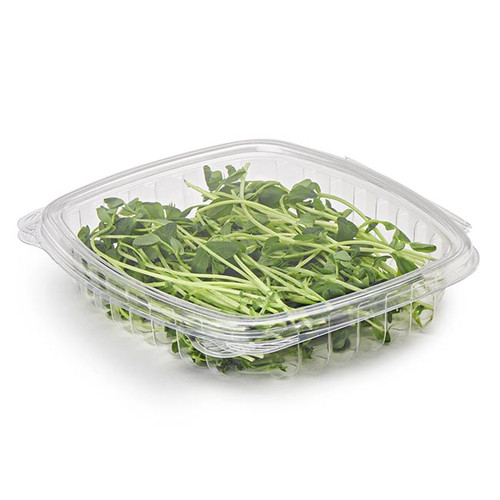 750/Case 16 oz. Microwavable Clear Round Plastic Deli Food Storage Container  Lid