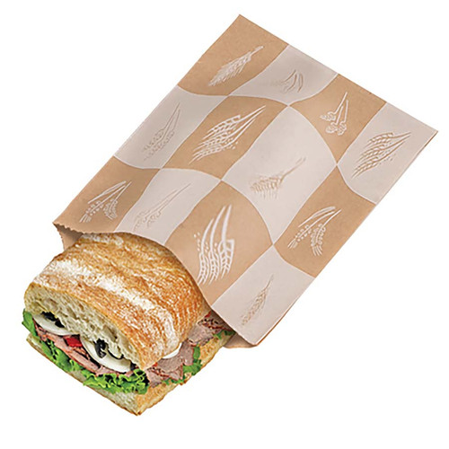 15 x 16 Natural Kraft Sandwich Wrap / Basket Liner EcoFriendly