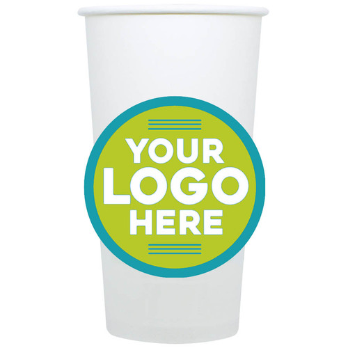 16 oz. Starbucks Logo Paper Hot Cups, White/Green Disposable Coffee Cups  1,000/Case