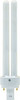 GE Lighting Energy Smart CFL 97580 18-Watt, 1250-Lumen Double Biax Light Bulb with G24D-2 Base, 10-Pack
