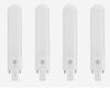 (case of 4) GE 30543 plug-in LED Neutral White 3500K, 5 watts 545 lumens 2 pin GX23 base,  3500K LED upgrade replacement for plug-in CFL compact fluorescent GX23 bulb, LED5GX23/835 