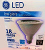GE 94906 Reflector Spot PAR38 LED Light Bulb, 2700K Warm White, Dimmable, 18 watt 1300 lumen LED Light Bulb, white finish, low glare