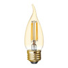 (2 bulbs) GE 33541 Vintage Amber glass LED, Dimmable, 60 watt Equivalent using only 5.5 watts, medium base
