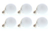 (6 pack) Sylvania 10 watt CFL Large G40 Warm White Deluxe Globe 550 lumens Compact Fluorescent Light Bulb
