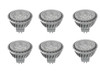 (case of 6) GE 69924 Energy Smart LED Flood Light, 7 watt, 12 volt, MR16, 2-Pin (GU5.3) Base, 370 lumens, 83 CRI, 2700 K