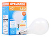 (4 bulbs) SYLVANIA A15 LED Light Bulb, 40W Equivalent Efficient 4.5W, Dimmable, 450 Lumens, 5000K Daylight, Frosted, Candelabra base
