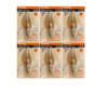 (6 bulbs) Sylvania Vintage LED B10 Bulb, Spiral Filament, 125 lumens, Amber Glow, 3 watts, Dimmable, Candelabra base, LED Light Bulb