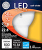 (10 bulbs) GE Lighting 89985 Energy-Smart LED Equivalent Wattage 7 watt, 500-Lumen PAR20 Bulb with Medium Base, Soft White