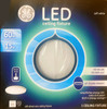 GE Lighting 98813 LED Ceiling Fixture, 15-watt (60-watt Replacement), 975-Lumen 12-Inch Indoor Fixture, Soft White, Direct-Wire, 1-Pack