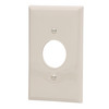 (10 pack) Eaton PJ7LA Mid-Size Polycarbonate 1-Gang Power Outlet Wallplate, Light Almond