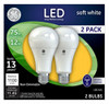 General Electric 65762 2PK WHT 2 Pack 12W Soft White A21 Shape LED Light Bulb