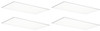(case of 4) Signify Day-Brite FluxPanel LED recessed flat panel luminaire, 2 feet by 4 feet, 5000K, 3000 Lumens, 24 watts, 2 x 4 Difffuse LED Panel, 120-277V, Dimmable, 2FPZ30L850 