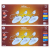(6 lamps) GE LIGHTING 47697 relax HD LED Light Bulbs, 6 inch recessed downlight, Soft White, 8 Watt, 700 Lumens, Indoor Floodlight