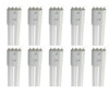 (case of 10) GE 39074 Led High Lumen Biax Plug-In upgrade for compact fluorescent, 21.85 inches, 17 watt, 4 pin 2G11 base, 3500K Neutral White, Frosted, Plug and Play ballast compatible LED bulb 