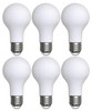 (6 bulbs) GE 31186 LED A21, 5000K Daylight, 13 watts, 100 watt equivalent, non-dimmable