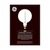 GE Vintage LED 40-Watt EQ G63 Warm White Dimmable Globe Light Bulb 93099993
