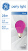 GE Lighting 22730 25-Watt 200-Lumen Specialty A19 Incandescent Light Bulb, Pink