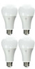 (4 bulbs) GE Lighting 65721 LED A21, 12 watt (75 watt equivalent) soft white A21, non-dimmable, LED light bulb, 1100 lumens