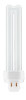 GE Bright White 26 watt Plug-in CFL, G24q-3 base, 6.4 inch, F26DX 3500K, 1800 lumen, compact fluorescent light bulb 