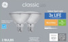 (2 bulbs) GE classic LED PAR30 Shortneck, 75 W Equivalent, Dimmable Warm White Par30 Shortneck, 11 watt, 850 lumen LED Light Bulb Indoor Spot Light