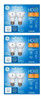 (6 bulbs) GE Lighting  45533 LED Par20 Indoor Floodlight, 7 watt, Daylight, 500 Lumens, Dimmable LED Light Bulb