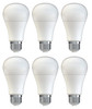 (6 bulbs) GE Lighting 21173 General Purpose Classic Shape A19 LED 11watt light bulb (75-Watt Replacement), 1050-Lumen, Medium Base, Frosted Daylight 