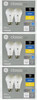(6 bulbs) GE classic LED A19 Daylight Bulbs, 15 watts, 1600 Lumens  , HD Light, Exceptional color contrast and brightness, 100 watt equivalent, LED light bulb