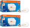 (16 bulbs) Sylvania Reduced Eye Strain ST19 LED Light Bulb, 40 watt, 425 lumen, 13 Year, Dimmable, Clear, 5000K, Daylight  