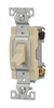 Eaton CSB420V  Toggle Light Switch, 4-way, 20-Amp, Ivory, 120/277V