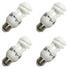 (case of 4) GE 42171 T3 Spiral CFL, Self-Ballasted, Medium Screw (E26) Base, 40 watt equivalent, Cool White, 9 watts, 520 lumens Compact Fluorescent Light Bulb