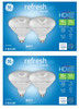 (4 bulbs) GE Lighting refresh LED Outdoor Floodlight, Daylight, PAR38, 15 watt, 1200 lumen (90 watt replacement) LED flood light, Dimmable
