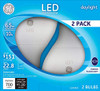 GE Lighting 22726 10 Watt Daylight BR30 LED Light Bulb, 2 Pack