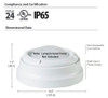 Current WSPSM480 Wasp2 High Bay Occupancy Senor, Digital Passive Infrared (PIR) sensor, Surface mount, 1 DPST Output, 480VAC