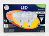 (2 bulbs) GE Lighting LED PAR38 Indoor/Outdoor FloodLight, 7 watt, 500 lumens, Dimmable, 3000K warm white, medium base