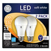 GE Lighting 15 Watt LED A19 Soft White, 1600 lumens, 100 watt replacement, Dimmable LED Light Bulb