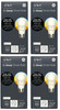 (case of 4) GE LED A19 Smart Bulb, C by GE, Sleep Smart Bulb, 3 color settings, 11 watts, 850 lumens, works with google assistant