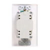 EATON Wiring GFCI Self-Test 20A -125V Blank Face Receptacle with Standard Size Wallplate, White