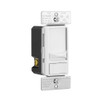 Eaton Slide Dimmer, Single Pole + 3 Way, White Slide Dimmer Switch, SUL06P-W-KB-L