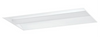 Hubbell Columbia Lighting LED Contemporary Architectural Troffer, 24 inches by 48 inches, 3500K Warm White, 4900 lumens, 36 watts, 120-277V, Dimming, Emergency battery,  LCAT24-35MLG-EDU-ELL14-C488-GK