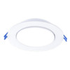 Lightolier LED Gimbal, 6 inch round, recessed downlight, Selectable lumens (900, 1100) and Selectable Color Temperature  (2700K, 3000K, 3500K, 4000K & 5000K) 0-10V Dimming, white