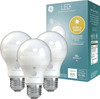 GE LED+ Dusk to Dawn A19 LED Light Bulbs, Automatic On/Off Outdoor Light, 8.5W, Soft White (3 Pack)