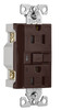 Eaton TRAFCI15B 15 Amp Tamper Resistant AFCI Receptacle, Brown Finish, 2-pole, 3-wire grounding