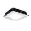 Signify Stonco Garage and Canopy LED Luminaire, Field Selectable Wattage (70w, 80w, 90w) and Color Temp (3000K, 4000K, 5000K) Outdoor LED Fixture, surface mount, 120-347V, Bronze