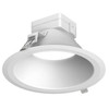Prescolite Canless LED LiteBox Downlight, 8 inch round, 3000 lumen, warm white selectable (2700K, 3000K, 3500K) 90 CRI, 37 watt, Dimmable, 120-277V, Matte White, LBRST-8RD-M_30LWWCS9-WH