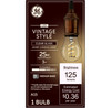 GE Lighting 36497 Dimmable LED Vintage Style 3 (25-Watt Replacement), 125-Lumen Light Bulb with Clear Glass A15, 1-Pack, Soft White