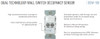 Watt Stopper DSW-100-W Dual Technology Wall Switch Sensor