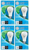 (quantity of 4) GE LED A21 Light Bulb, 12 watt, 1100 lumen, daylight 5000K, Dimmable, medium base