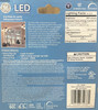 (2 bulbs) GE LED G16.5 Globe Light Bulb, Candelabra base, 6.5 watts, 500 lumens, 5000K Cool White